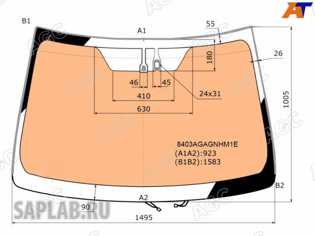 Купить запчасть AGC AUTOMOTIVE - 8403AGAGNHM1E 