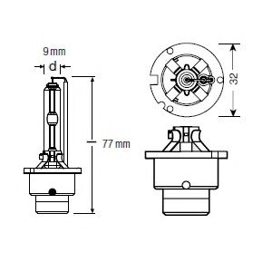 Купить запчасть OSRAM - 66240 