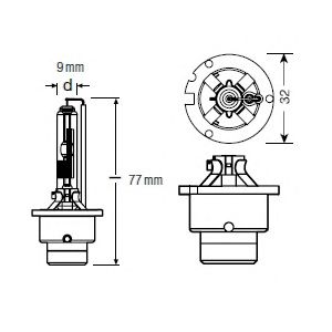 Купить запчасть OSRAM - 66250 