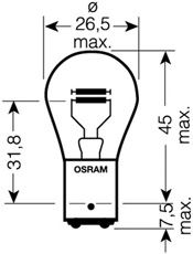 Купить запчасть OSRAM - 722502B 