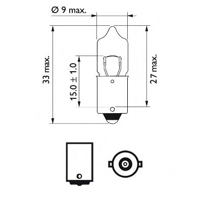 Купить запчасть PHILIPS - 12023CP 