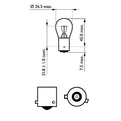 Купить запчасть PHILIPS - 12088CP 