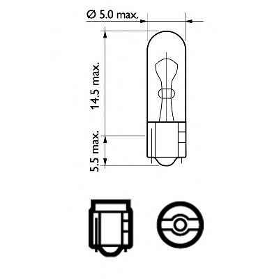 Купить запчасть PHILIPS - 12505CP 