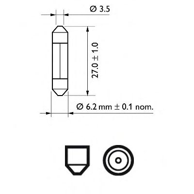 Купить запчасть PHILIPS - 12818CP 