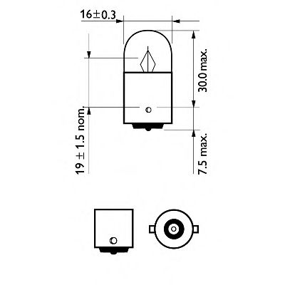 Купить запчасть PHILIPS - 12821LLECOB2 