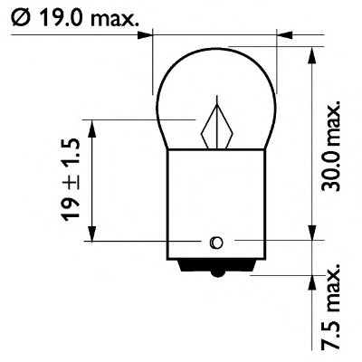 Купить запчасть PHILIPS - 12822CP 