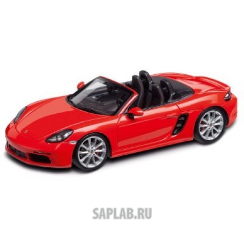 Купить Porsche WAP0202050G Модель автомобиля Porsche 718 Boxster S (982), lavaorange, 1:43, артикул WAP0202050G