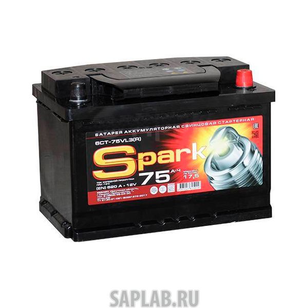Купить СПАРК SPA753L Аккумулятор легковой 