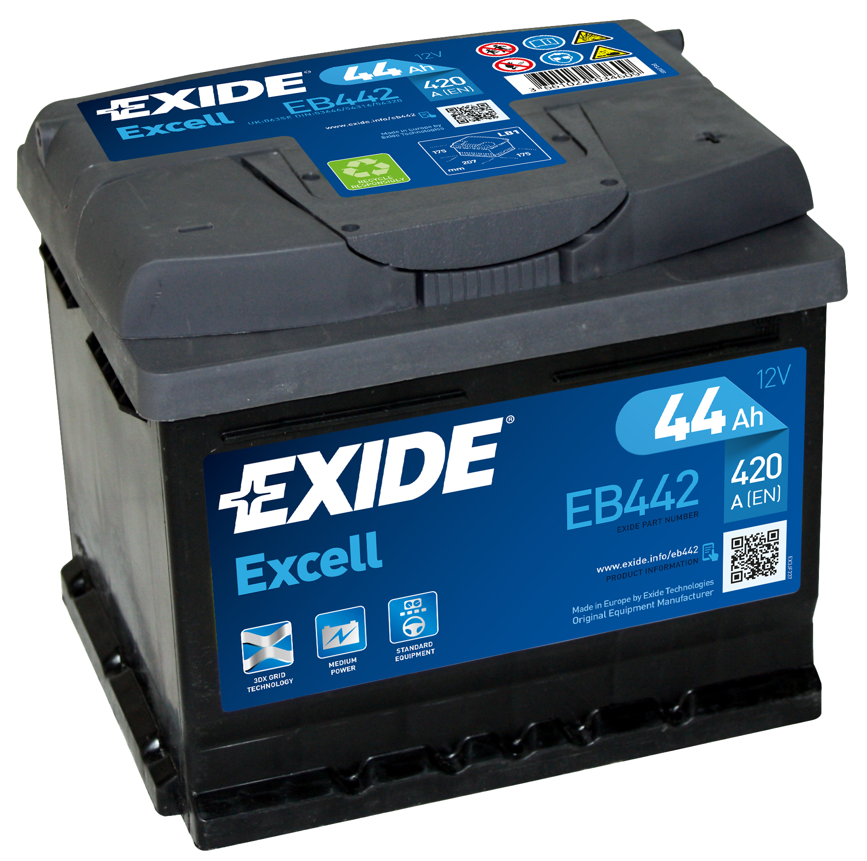 Купить запчасть EXIDE - EB442 